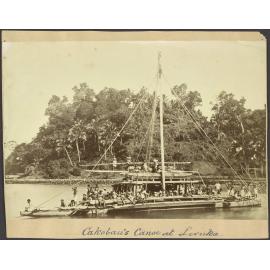 Cakobau's Canoe at Levuka