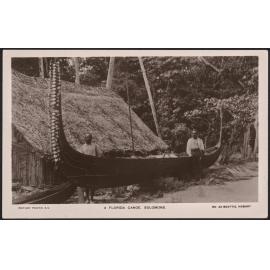 A Florida canoe, Solomons
