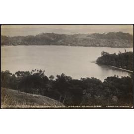 Panorama from Honggo, showing Gavutu and Tulagi, Florida, Solomons