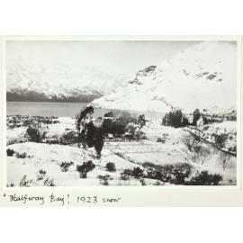 'Halfway Bay', 1923 snow