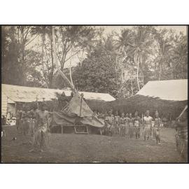 Defence of the puna (fort) by people of Mauke against the Atiuans