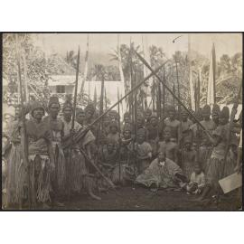 The amazon chieftainess Akatairi and the warriors of Atiu