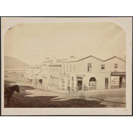 Occidental Hotel on the corner of Manse and High streets, Dunedin