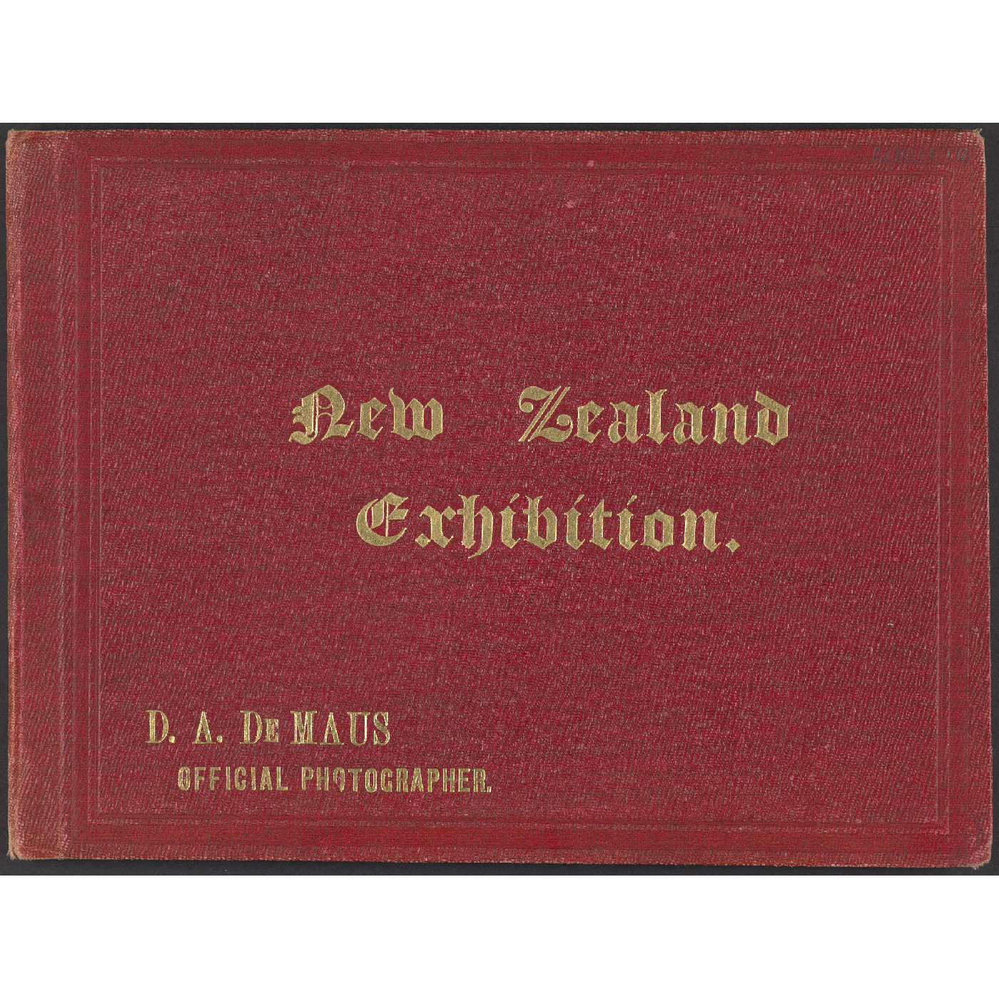 New Zealand Exhibition (1889-1890) photograph album - P2008-056