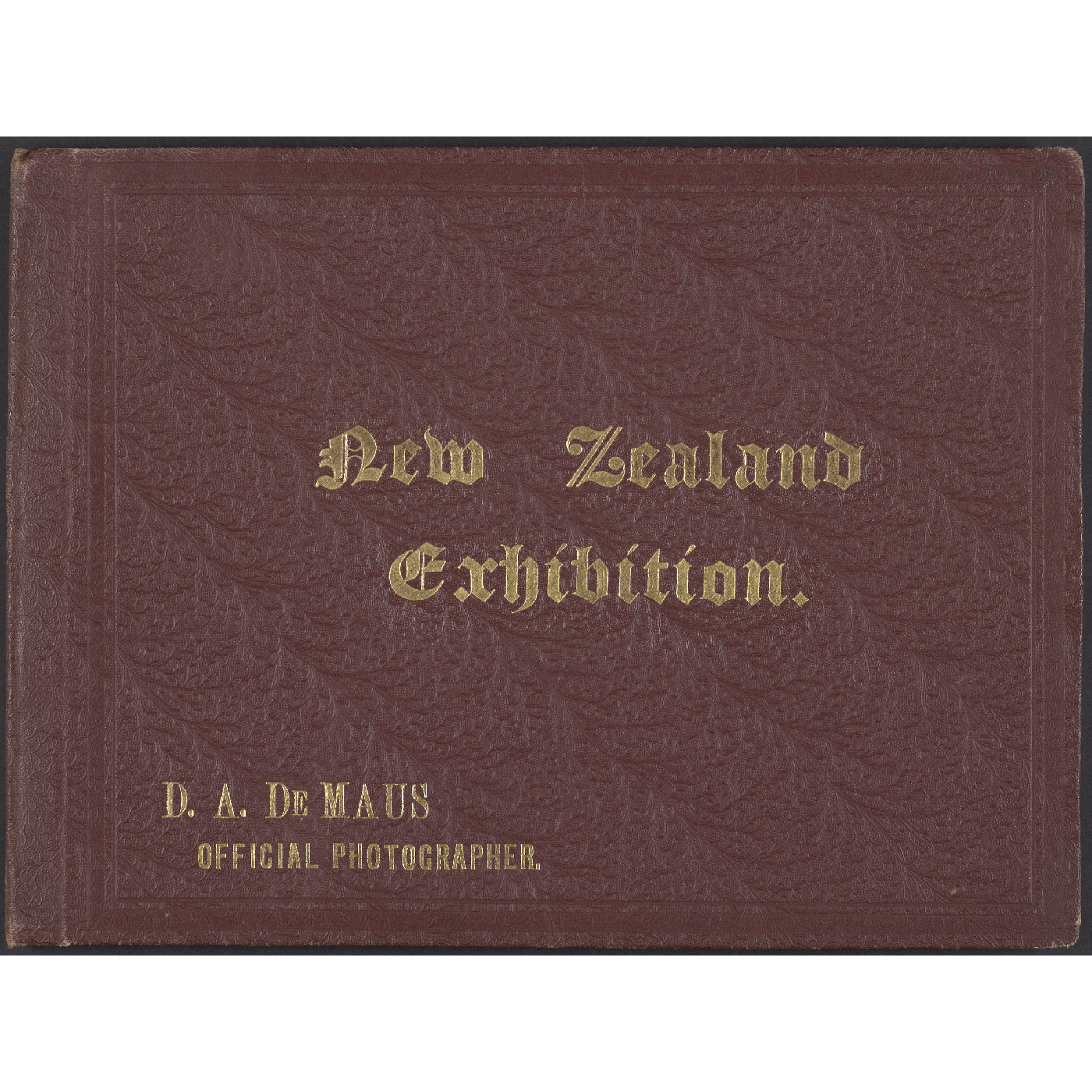 New Zealand Exhibition (1889-1890) photograph album - P2008-055