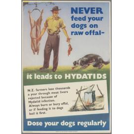 "Never feed your dogs on raw offal - it leads to Hydatids"