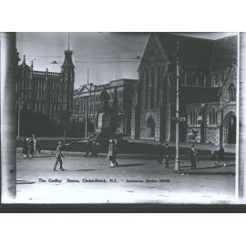 The Godley Statue, Christchurch, N.Z.