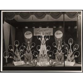 Slazenger tennis racket window display