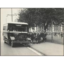School bus at George Street School