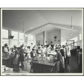 Home economics room at Tahuna Intermediate School