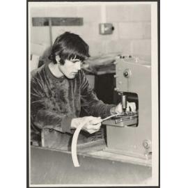 Worker in Rehabilitation League workshop