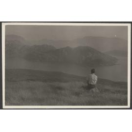 Ian Milner looking across to Skye