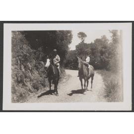 Akatarawa Road - Summer 1948 (Maria and Ming)