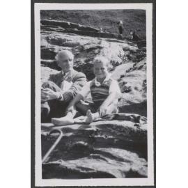 'Haddly? And Christopher, Cornwall, 1947'