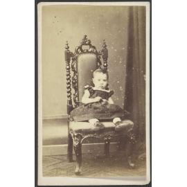 Young child on chair