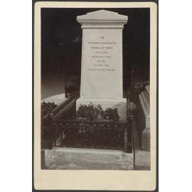 Isabella Hart's gravestone