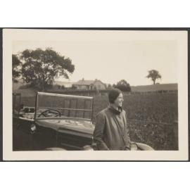 Young woman by car [Lesley Brasch]