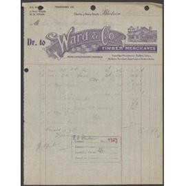 Ward & Co. billhead