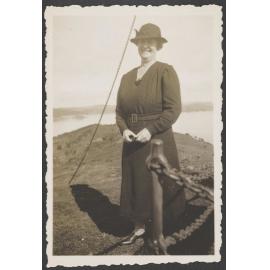 Woman on a hilltop
