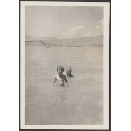 Eve and Sebastian in the sea