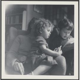 Edmund and Charles Bennett reading