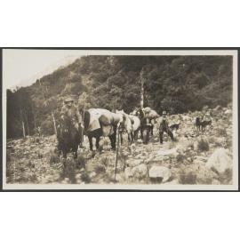 Men with packhorses