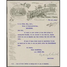 A.W. Buxton Limited letterhead