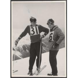 Jeremy Stamers-Smith at a ski competition