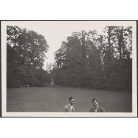 Charles Brasch and another man