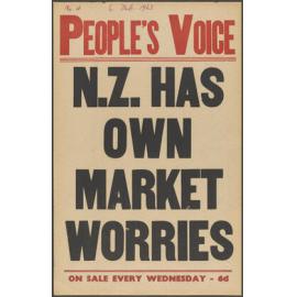 "N.Z. Has Own Market Worries"