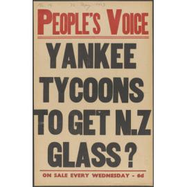 "Yankee Tycoons To Get N.Z. Glass?"
