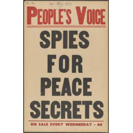 "Spies For Peace Secrets"