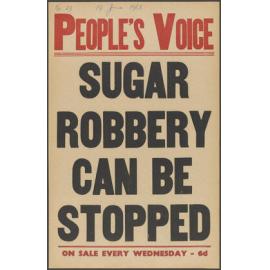 "Sugar Robbery Can Be Stopped"