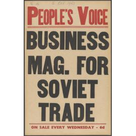 "Business Mag. For Soviet Trade"