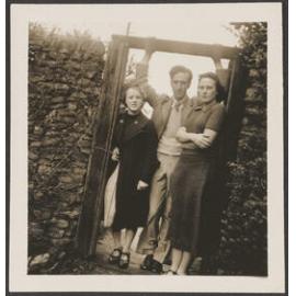 Charles Brasch with Edna and Connie