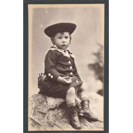 Unidentified child in uniform