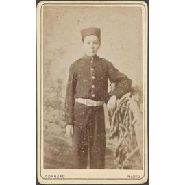 Reuben Hallenstein as a cadet in Dunedin