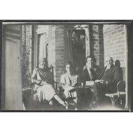 Willi Fels and four unidentified people inscribed 'Manono July 1927'