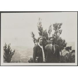 'Charles and Bettina on M. Wellington, Hobart. Feb 1932'