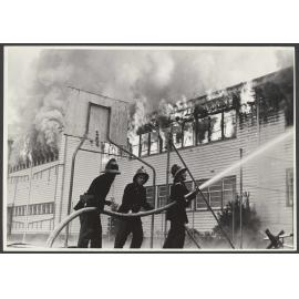 Fire at Dunedin Teachers' College 