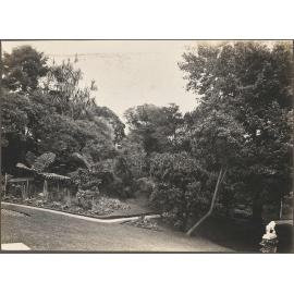 Looking down towards the garden at Manono