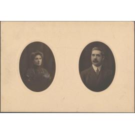 Unidentified woman and man