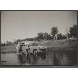 'The Commer Stationwagon Waimamaku River'