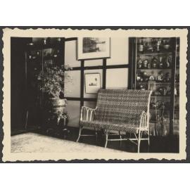 Cane chair in the interior of Manono