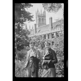James Bertram and unidentified woman in Oxford