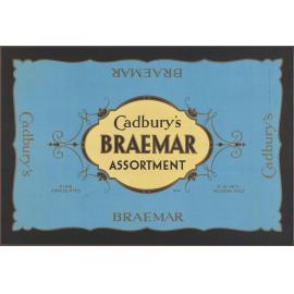 Cadbury's Braemar Assortment [label]