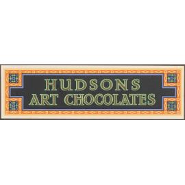 Hudsons Art Chocolates [label]