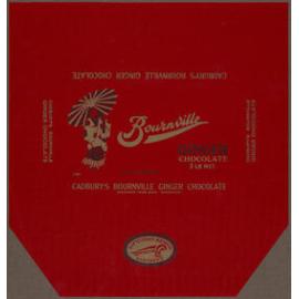 Cadbury's Bournville Ginger Chocolate [wrapper]