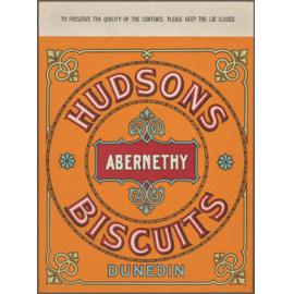 Hudsons Abernethy Biscuits [label]
