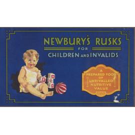 Newbury's Rusks for Children and Invalids [label]